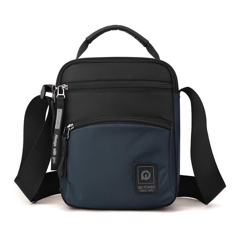 WEPOWER Мужская уличная сумка через плечо Спортивная и повседневная мужская сумка на плечо Многофункциональная трендовая сумка one size темно-синий
