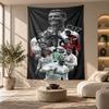 Decorative Tapestry,Cristiano Ronaldo Printed Wall Art, Lightweight Wall Hanging For Bedroom Background