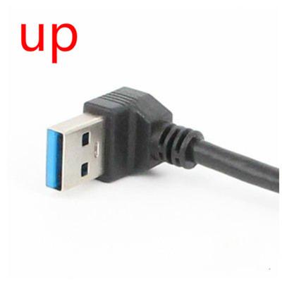 20cm USB 3.0 Right / Left / Up / Down Angle 90 Degree Extension Cable USB Male To Female Adapter Cord USB Cables Extension Cord