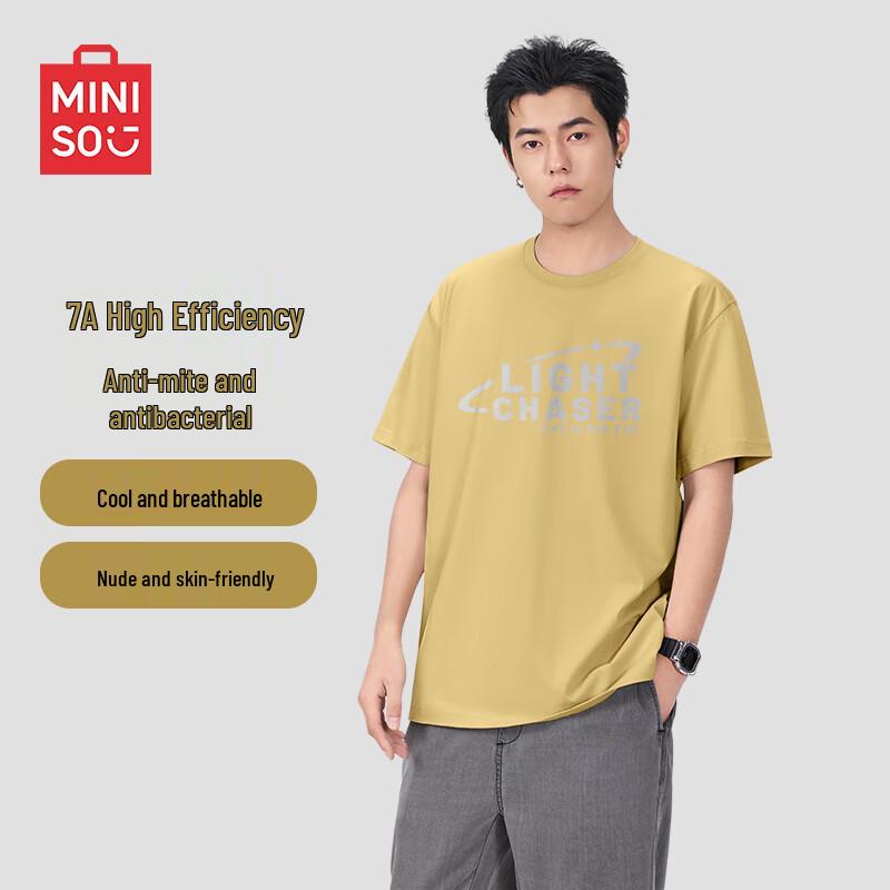 MINISO Men s 7A Antibacterial Round Neck T-shirt L 1690₽