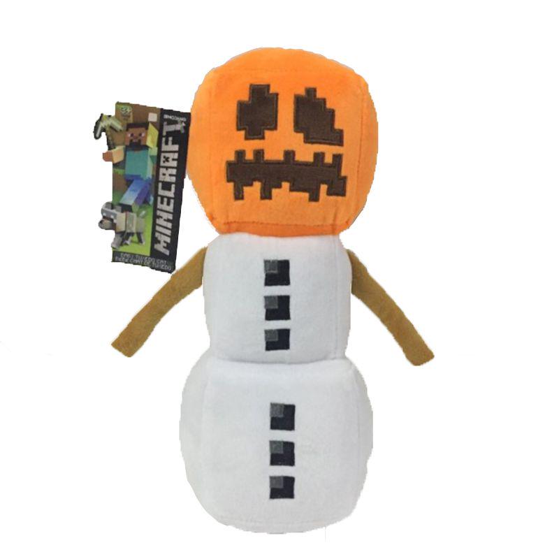Adorable 20cm Minecraft Plush Toy Snow Golem Wolf Chickens Soft Stuffed Animal Gift