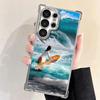 Surfboard Surfing Surf Summer Plating Phone Case For Samsung Galaxy S24 S25 FE S26 Edge S23 Ultra S22 S21 Plus S20 Anti-Fall Air