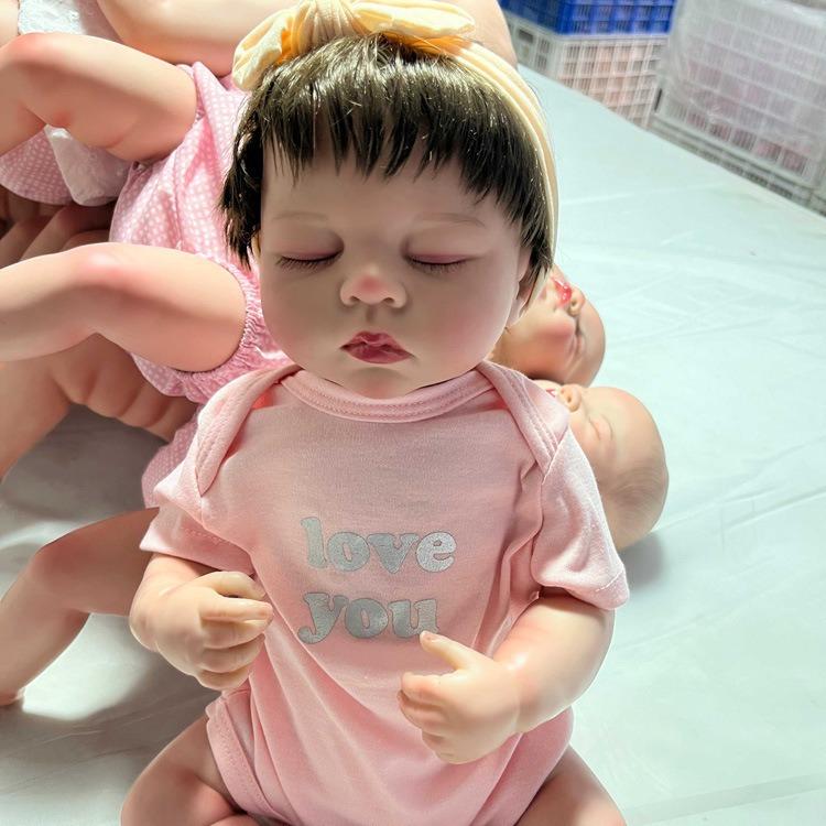 48 см Реалистичная кукла-реборн из полного силикона с видимыми венами, игрушка для купания