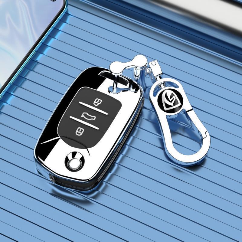 Baojun 610 Key Case: Premium Unisex Car Buckle Folding Remote Protective Shell for Model 14
