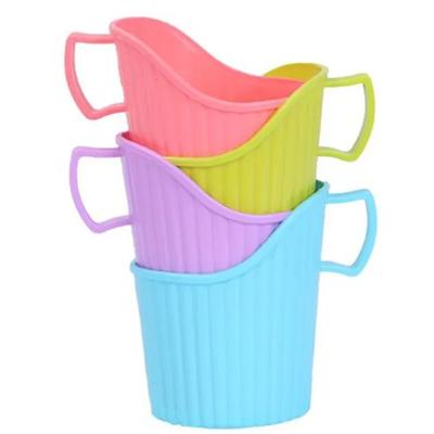 3pcs Per Pack Breathable Plastic Disposable Paper Cup Holder Heat Insulation and Cold Keeping Silicone Cup Holder