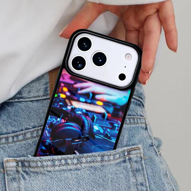 Ddj Dj Musik weiche Handyhülle für iPhone 16e 15 14 13 12 17 Pro Max Plus Air 17pro Hülle Coque