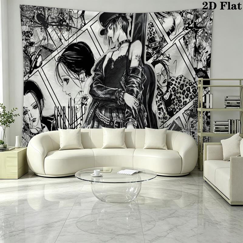 nana Wall Tapestry Aesthetic Wall Hanging Printed Fabric Blanket Decorative Tapestries for Bedroom Living Room Home Decor