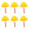 62KD Needle Felted Mushroom for Unique Bag Charm and Keychains 6Pack
