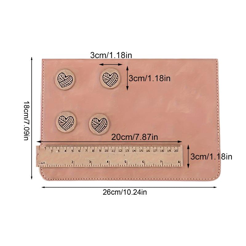 1 Zestaw Składany Organizer na Schematy Pomysł na Prezent dla Dziewiarek Uchwyt na Wzory Dziewiarskie Szydełkowanie Dostępne Różne Opcje