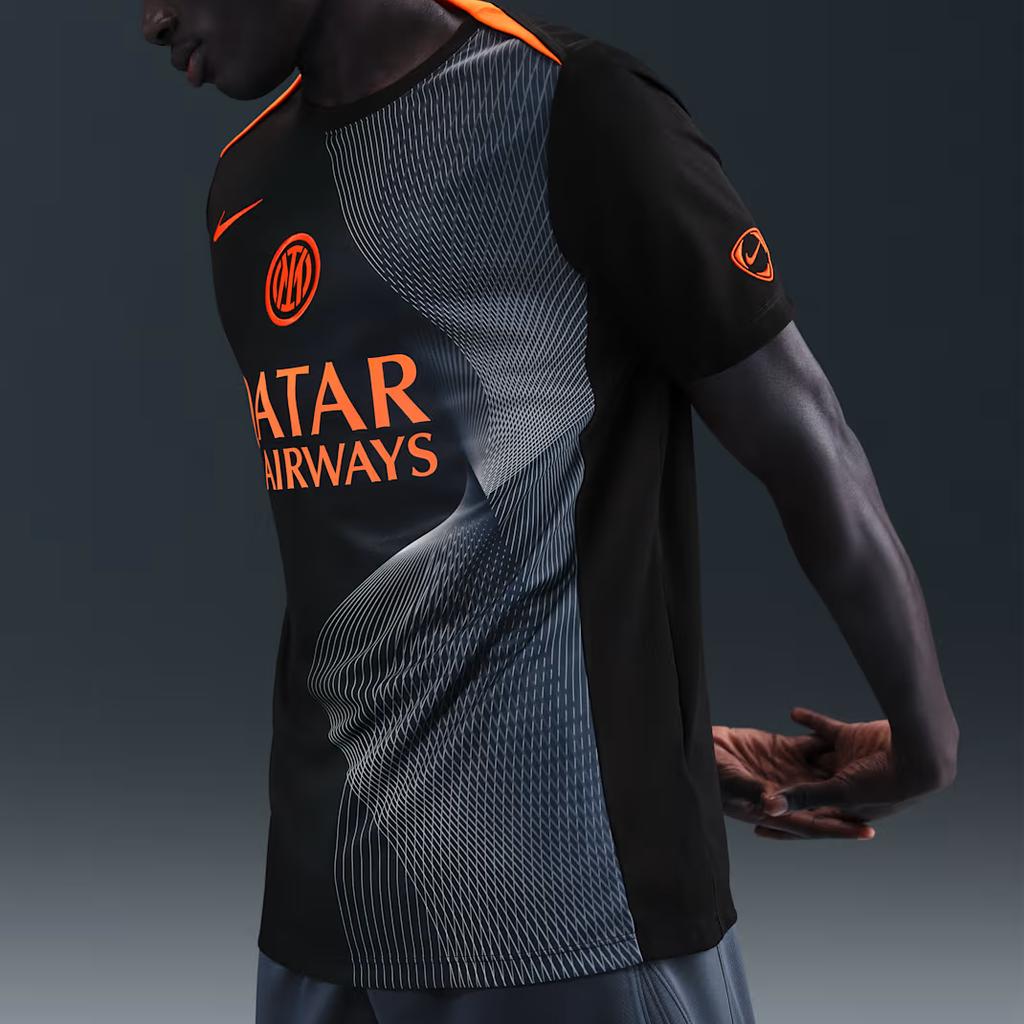 Nike Dri-Fit Inter Milan Comfortable Soft Pullover Short Sleeve Football Shirt Unisex Tops HM3441-010