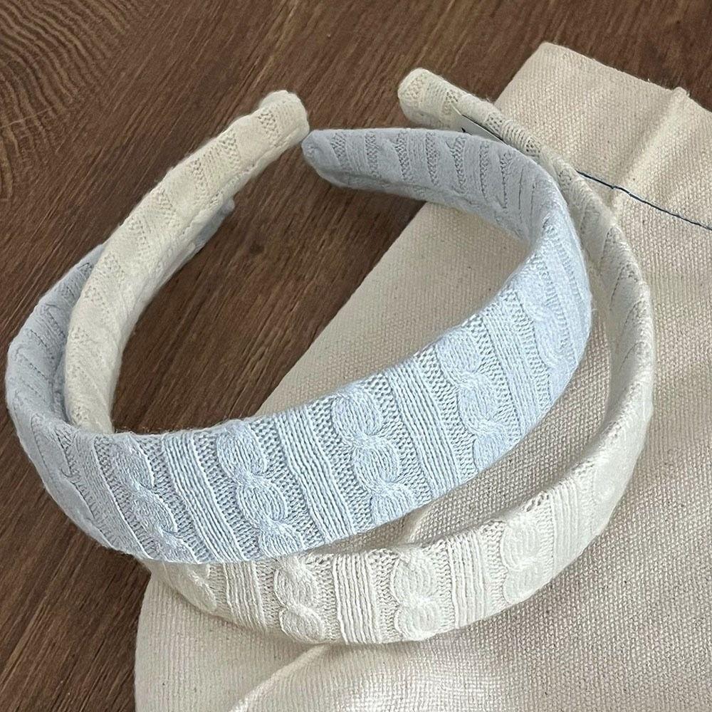 Soft Cable Knit Headband Knitting Construction Hair Hoop Accessories Hair Accessories Use