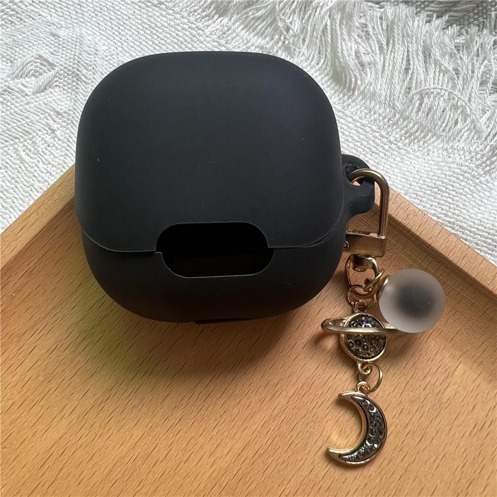 New Silicone Headphone Cover For Anker Soundcore Liberty 4 NC Wireless Earbuds Case Dustproof Earphone Charging Box With Keyring