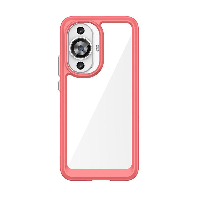 Transparente PMMA + TPU-Hülle für Huawei Nove 11 12 Lite S 12Lite 12S, farbenfrohe, weiche Schutzhülle auf der Rückseite, splitterfest, staubdichte Abdeckung