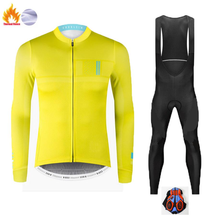 Cycling Clothing Autumn and Winter Long-sleeved Velvet Warm Road Men's Team Tour De France Cycling Clothing 2026 Winter Cycling Clothing Set