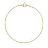 LUNNE 14k Cut Stone Ball Bracelet (14k Gold) #BR04