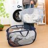 Foldable Laundry Hamper Bathroom Bedroom Home Storage - Collapsible Clothes Basket In Gray Black White Navy Beige Green