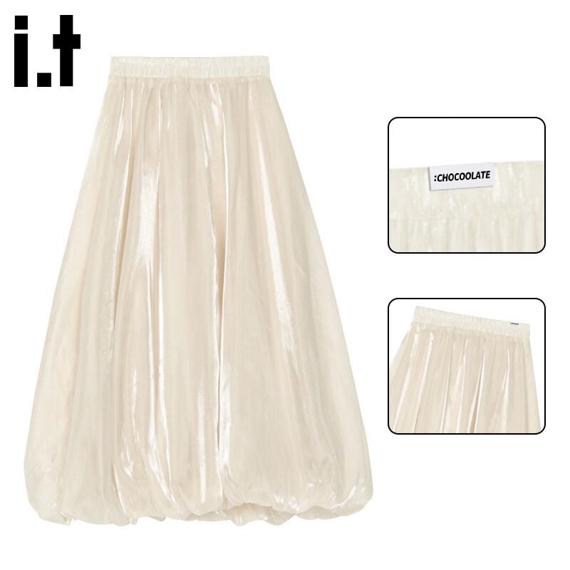 

Floral Bud High-Waist Midi Skirt XL