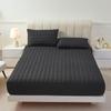 Waterproof Quilted Fitted Sheet: Urine-Proof Solid Color Mattress Protector