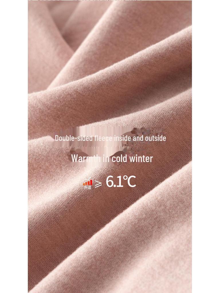 Women's Camel Hair Velvet-Lined Cardigan & Trousers Set for Middle-Aged & Elderly - Warm, Long-Sleeve, Autumn/Winter