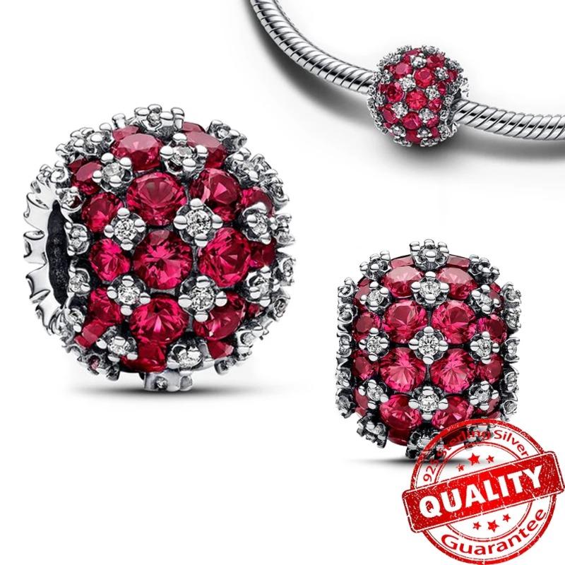 925 Sterling Silver Charm Sparkling Star Moon & Sun Pendant Fit Original Bracelets DIY Women Necklace Jewelry Gift