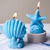 3D Ocean Series Silicone Candle Mold DIY Handmade Shell Starfish Soap Plaster Resin Craft Casting Molds Home Decoration Tools