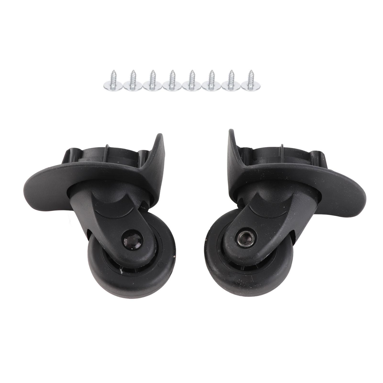Igeteck Black A Pair A65 Suitcase Mute Wheel Universal Luggage Replacement Outdoor Suppliess