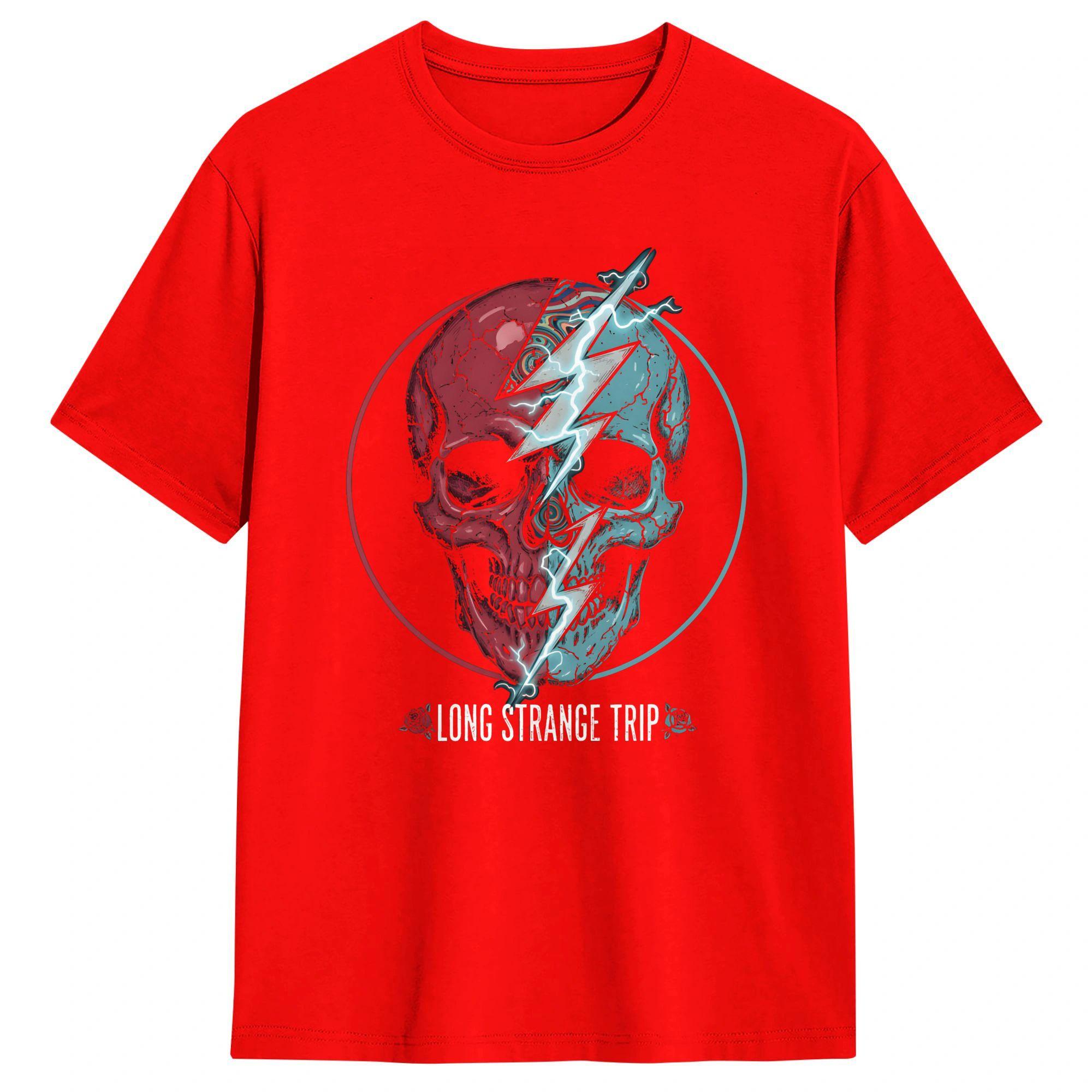 Gratefuls Deads Long Strange Trip T Shirt Unisexs  Awesome TShirts Summer Comfortable Fashion Tees Pattern Big Size Tops S