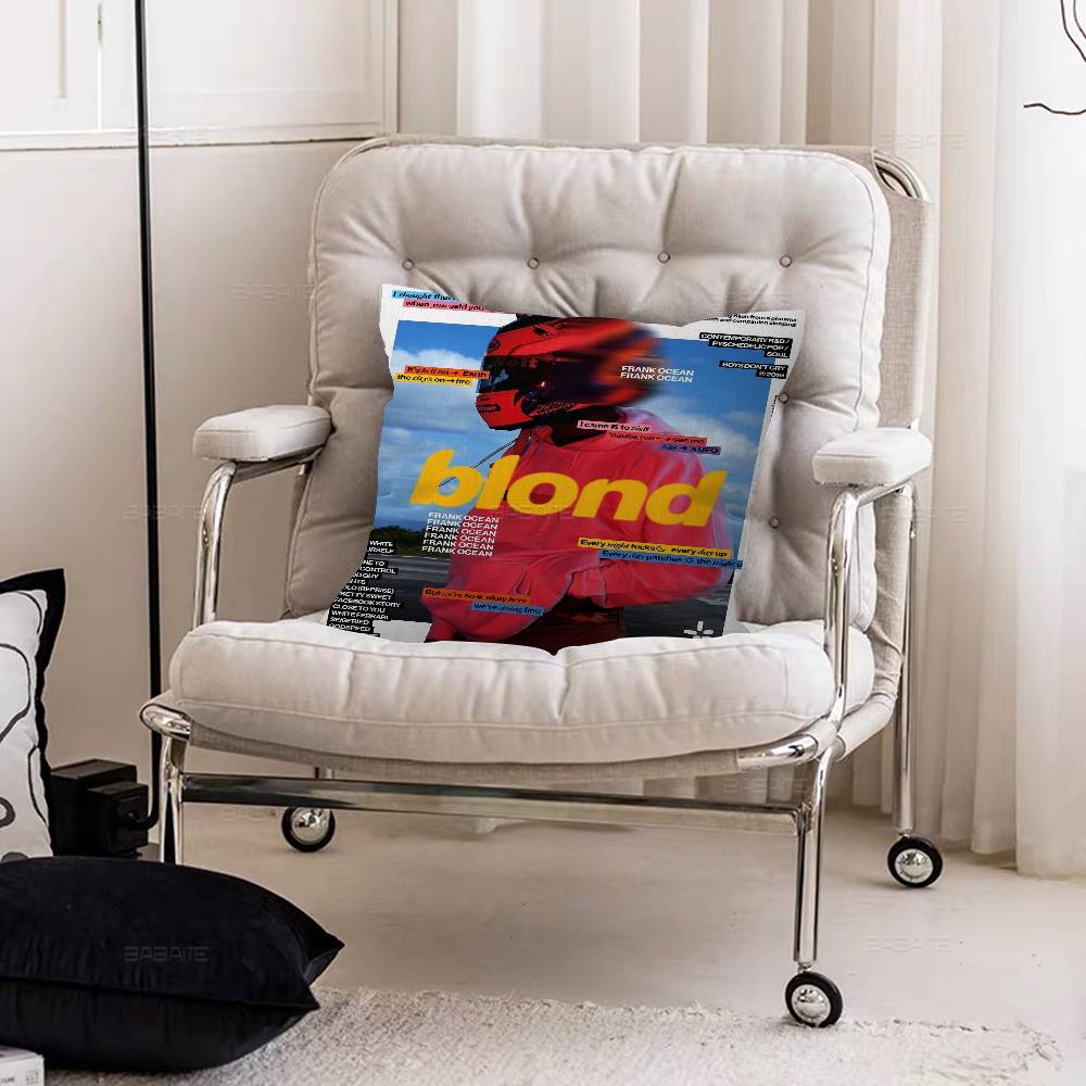 A-Frank Ocean Blond Pillow Cushion Cover Pillowcase Living Room Sofa Home Decor Customized