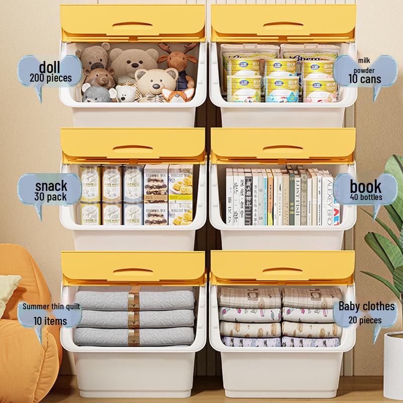 Flip-Top Storage Box for Clothes