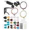 Guitar Accessories Color String Set Tuner Capo Bridge Pins Pick Replacement Playing Tools