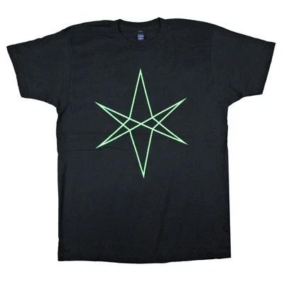 Men s Bring Me The Horizon Green Hexagram Signatures Tee T-shirt Small Black S