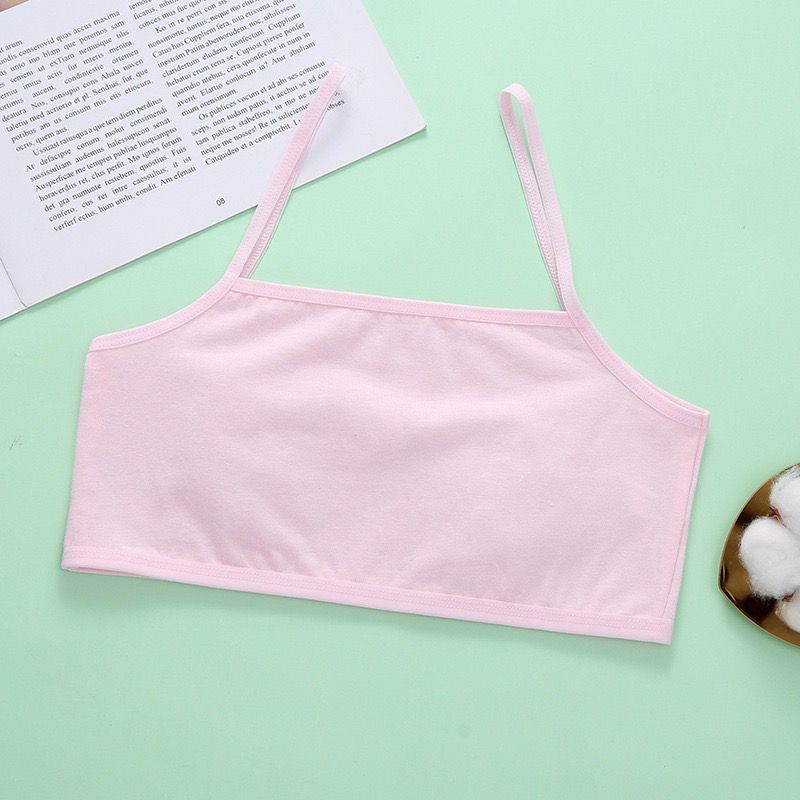 Teenage Underwear Girls Children Vest Training Bra Kids Teens Puberty 8-14Years