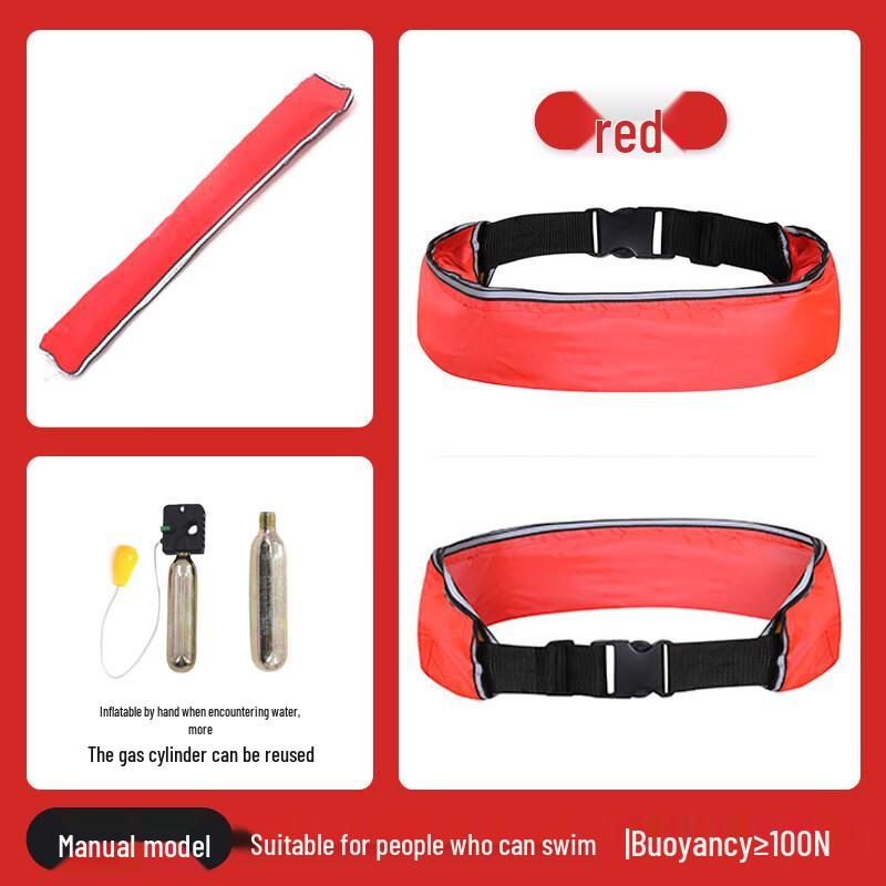 Tiemucheng Automatic/Manual Inflatable Life Belt