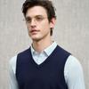 EMZ Erdos Men's V-Neck Wool Cashmere Sweater