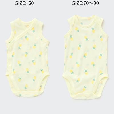 BN Joy Of Print Cotton Mesh Inner Bodysuit Sleeveless Pineapple