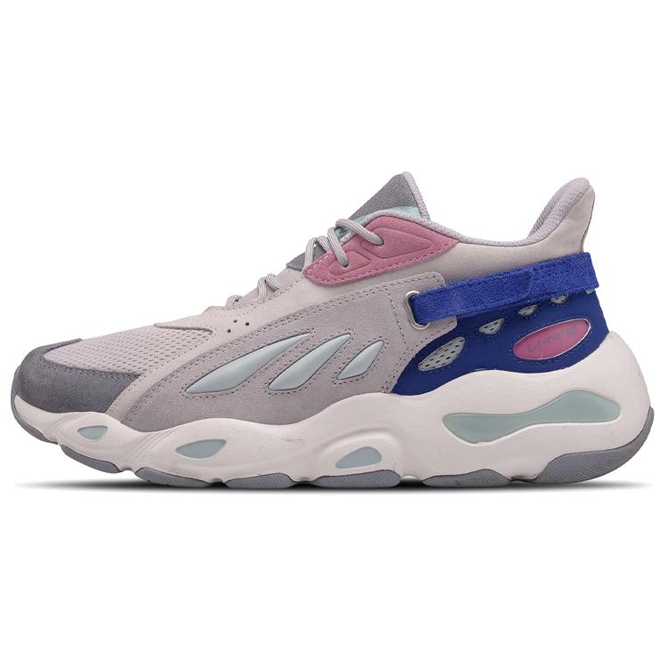 

Li Ning Butterfly Low top Chunky Sneakers Women s Gray Pink Blue AGLN072-13 37