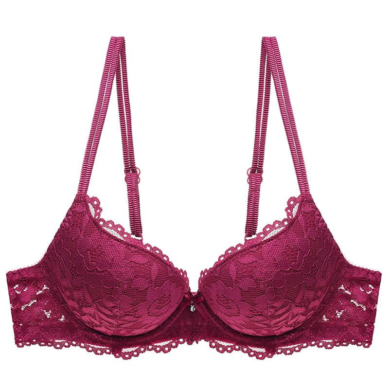 European & American Lace Bra: Enhances Bust, Gathers Side Fat, Prevents Sagging - Sexy & Supportive.