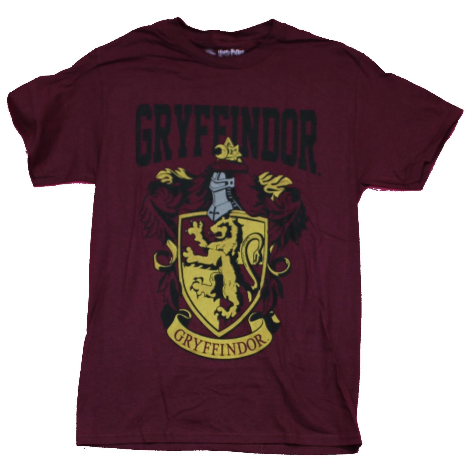 Harry Potter Adult New T-Shirt - Gryffindor House Crest Pic S