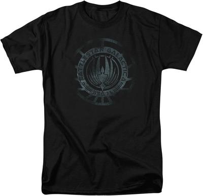 Classic Battlestar Galatica Faded Logo T Shirt Unisex T-Shirt