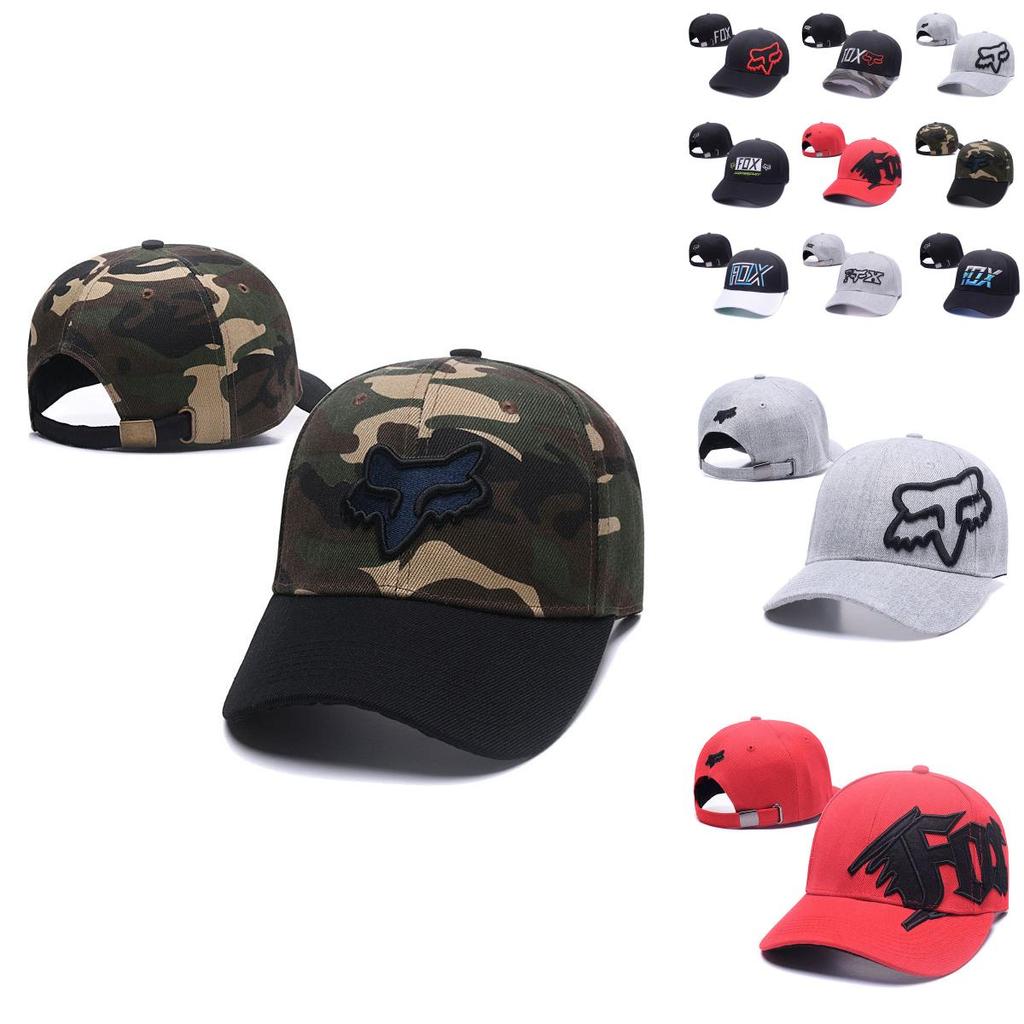 Fox Racing Men Guys Adjust Flex Snapback Trucker Hat With Stylish Fox Print**