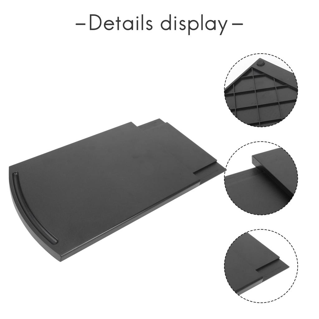 T02C!Kitchen Caddy Sliding Coffee Tray Mat,12 Inch Under Cabinet Appliance Coffee Maker Toaster Countertop Storage Moving Slider