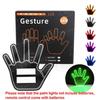 LED Middle Finger Hand Gesture Light Remote Control Car Palm Signs Light 4 Modes