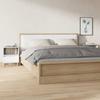 821799 vidaXL Bedside Tables 2 Pcs High-gloss White 40x35x50 Cm