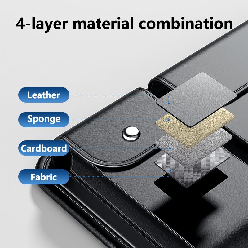 Multifunctional Car Sunshade Organizer Universal Vehicle Eyeglass Holder Driving License Pouch - Automotive Accessory