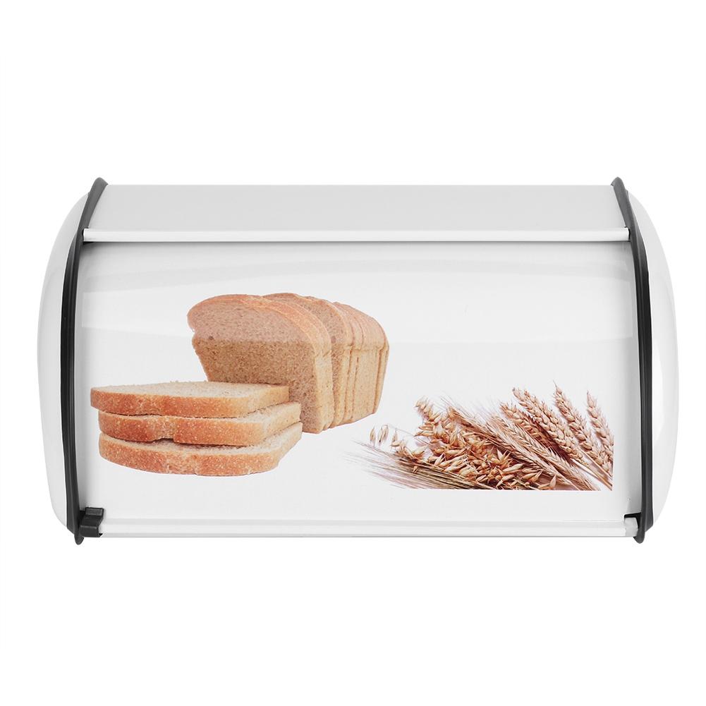 Large Capacity Stainless Steel Bread Box Holder Bin Container Kitchen Storage