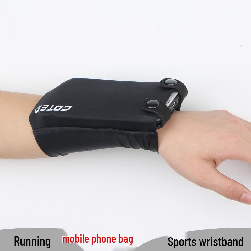 Mini kreslená taška na ruku: 7palcový držák na telefon, pouzdro na jógové karty a klíče, elastická přiléhavá náramenní taška pro venkovní sporty.
