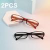 2 Stück Klassische Anti-Blaulicht-Lesebrille Damen Herren Weitsichtbrille Vintage Computerbrille+1.0+1.5+2.0+2.5+3.0+3.5+4.0