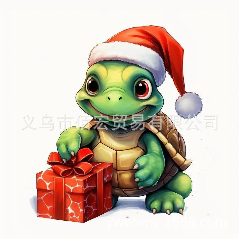 

Turtle Cheerful Cartoon Acrylic Decoration Perfect For Holiday Car Ornament Display 4