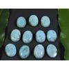 12X16MM Blue Larimar Natural Cabochon Oval Loose Gemstone Lot 11Pcs 104Cts. A-51