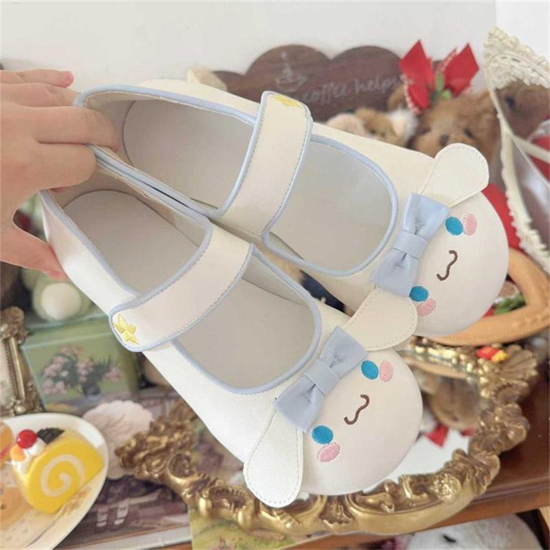 Niche cute Japanese Lolita shoes Mary Jane women's shoes spring and autumn flat-soled small leather shoes lo shoes jk uniform single shoes